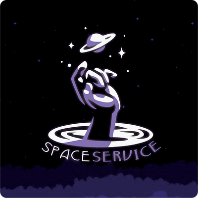 Logo For Space Services graphic design logo ui