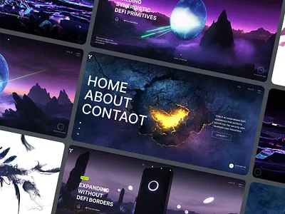 Gamefi Design web animation branding graphic design ui