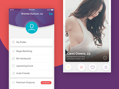 [Big Update - Coming Soon] - BeLinked belinked dating app dribbble invite flat design hen ho hẹn hò ios app linkedin thank you thanks weeds brand