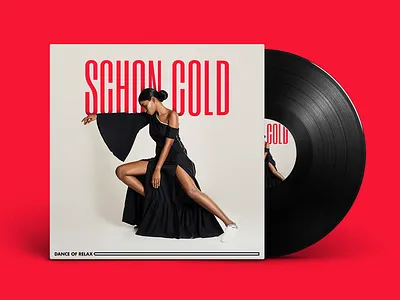 Schon Cold - Dance of Relax Single Cover album cover disc jazz music photography soundcloud spotify typography vinyl