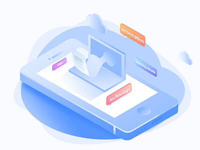 Informatization illustration