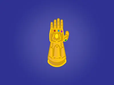 Infinity Gauntlet 2d avengers gauntlet infinity infinity stones infinity war marvel simple thanks