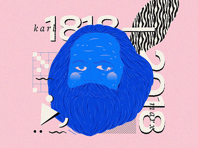 200th Marx illustration karlmarx