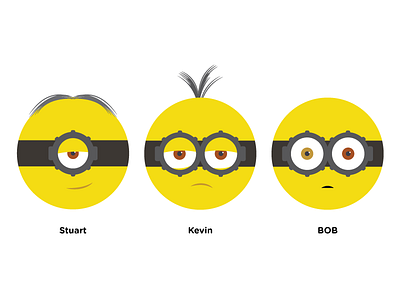 Minion_minimalist design character character design icon minimalist design minion