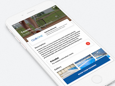 Tallink Tennisekeskus 2 app concept design interface ios mockup product ui usability user ux