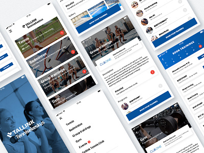 Tallink Tennisekeskus 4 app concept design interface ios mockup product ui usability user ux