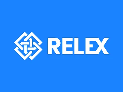 Relex - Decentralized real estate blockchain crypto design house logo negative real estate space tech technology