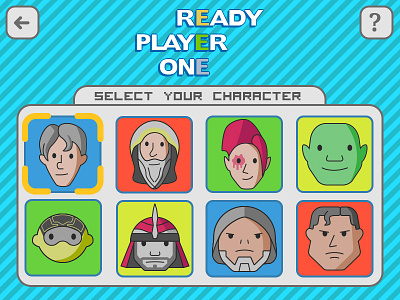 Ready Player One Game game illustration mobile game ready player one