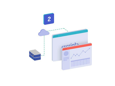 Isometric icon bitcoin blockchain card icon illustration isometric mining money