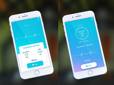 Layouts for Cardiac Health App app design sketch ui ux