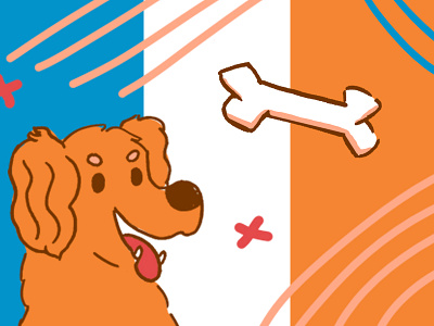 Good Dog cute dog illustration puppy