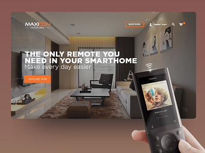 Maxicon Experience Web Design android app ios smarthome ui uidesign userinterface ux uxdesign webdesigner website