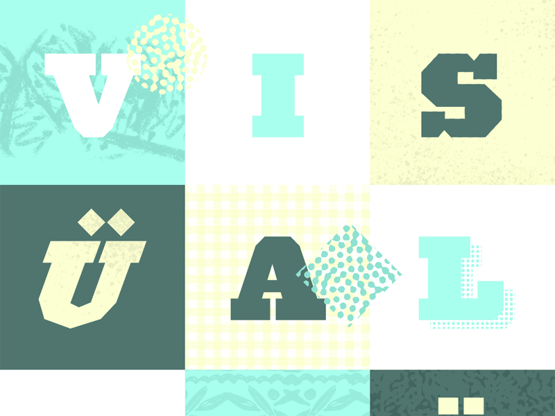 Visualize Dribbble color texture type