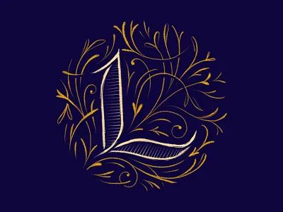 36 Days of Type - L 36 days of type l procreate