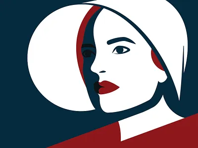 Handmaid's Tale handmaids illustration portrait tale