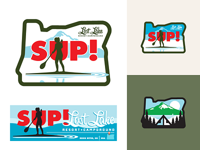 Lost Lake Resort & Campground - '18 merch in progress 4 alaska camping lake merch mt. hood oregon paddleboard resort screamin yeti sup work in progress