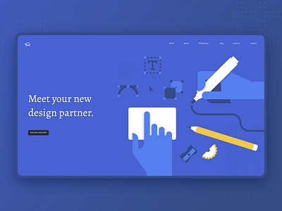 TurtleInc Dot Com design designer hero illustration landing page ui ux vancouver website