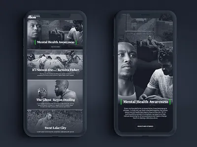 Mental Health Awareness active design health interface mobile product tracking ui ux visual wireframe