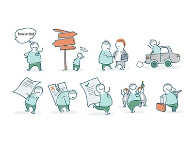 Cute fatty guy art character fatty guy hand drawing illustration walcom webdesign