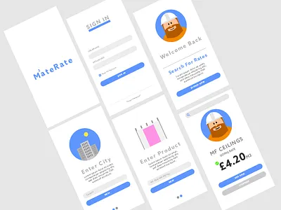 App Design Concept app appdesign branding construction design mobileapplications uidesign uxdesign webdesign