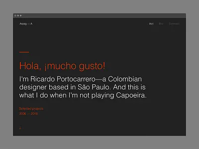 Under construction portfolio