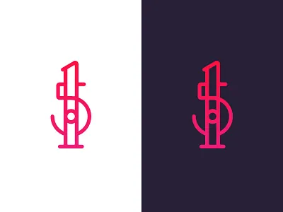 1.5 Logomark branding dev five identity logo numbers one point studio