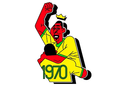 World Cup 1970 brazil football pele soccer world cup