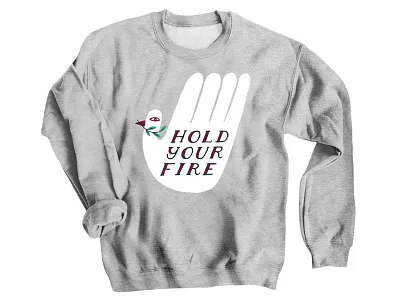 Kfiller Bcard Dribbble Hyf Shirt activism activist apparel bird design graphic gun control hand illustration peace protest art sweatshirt