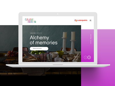 Asianpaints Colour Next 2018 asianpaints design interactive uiux user experience user interface web website