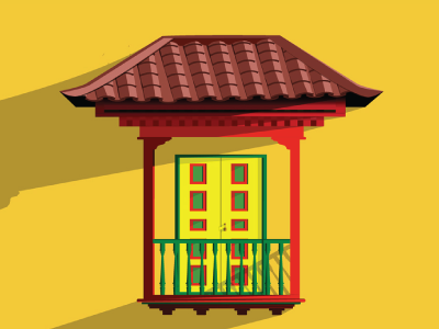 Window columbia houses illustration windows