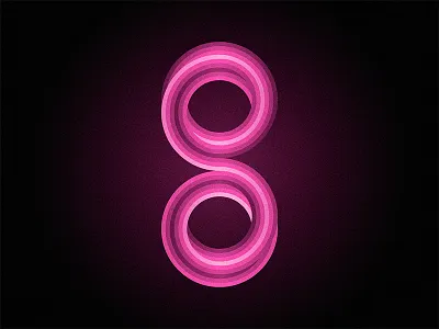 Endless Eight 36daysoftype 8 circles design eight endless gradient infinite loop number shapes vector