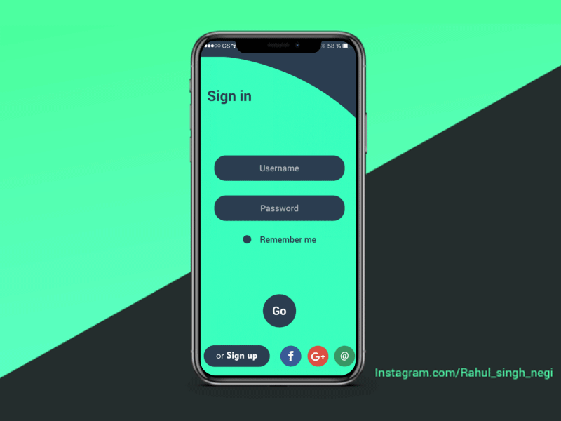 Sign up Screen ui graphic design interaction design uiux