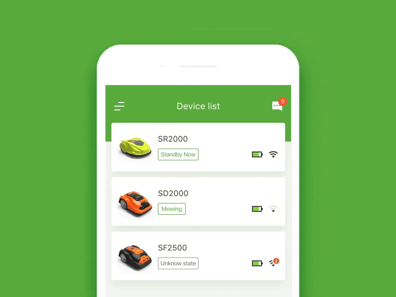 Refresh device lawn mower refresh