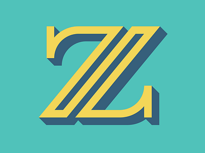 Letter Z 36daysoftype alphabet vector z