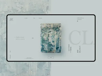 M K gallery clean concept creative design ecommerce minimal photo ui ux web webdesig