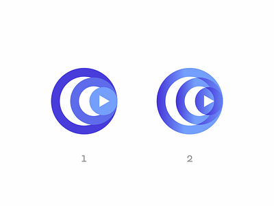 Logo for a music app circles esense logo logotype mark symbol