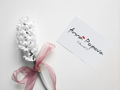 Anna Popova Floristic logo agency bouquet branding business floristic flowers graphic icon identity logo logotype sign