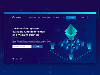 Home screen - ISO app beautiful design home illustration isometric preview social ui ux web website