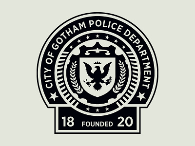 ❦ GCPD Badge badge batman gotham gotham city nolan police police department