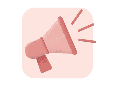 Megaphone Illustration icon illustration megaphone simple vector