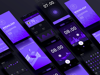 Mirasleep UI graphic illustration ui