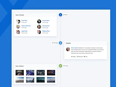 Dashmix Timeline admin dashboard template timeline ui ui design user interface web application