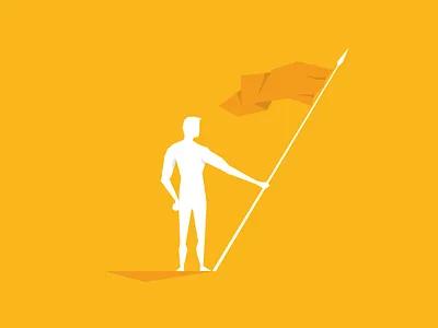 The Guardian design designer guardian illustration man silhouette warrior