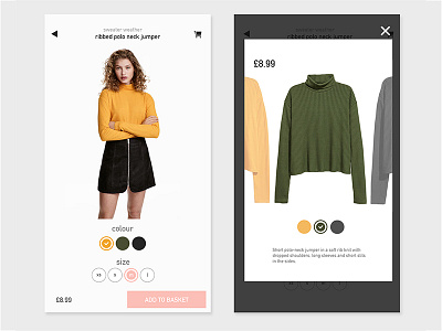 Daily UI Challenge 033 - Customise Product app design customise product daily ui daily ui challenge fashion graphic design ui ux web design