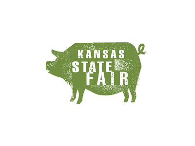 Kansas State Fair Logo Pig fair kansas logo pig state