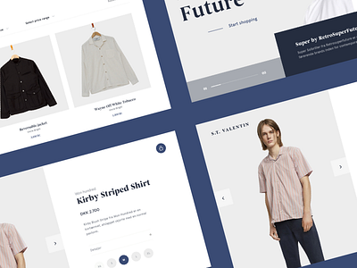 Webshop practice clothing design shop webdesign webshop