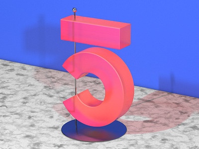 36 Days of Type - 5 36days 5 36daysoftype c4d cinema4d everyday render type