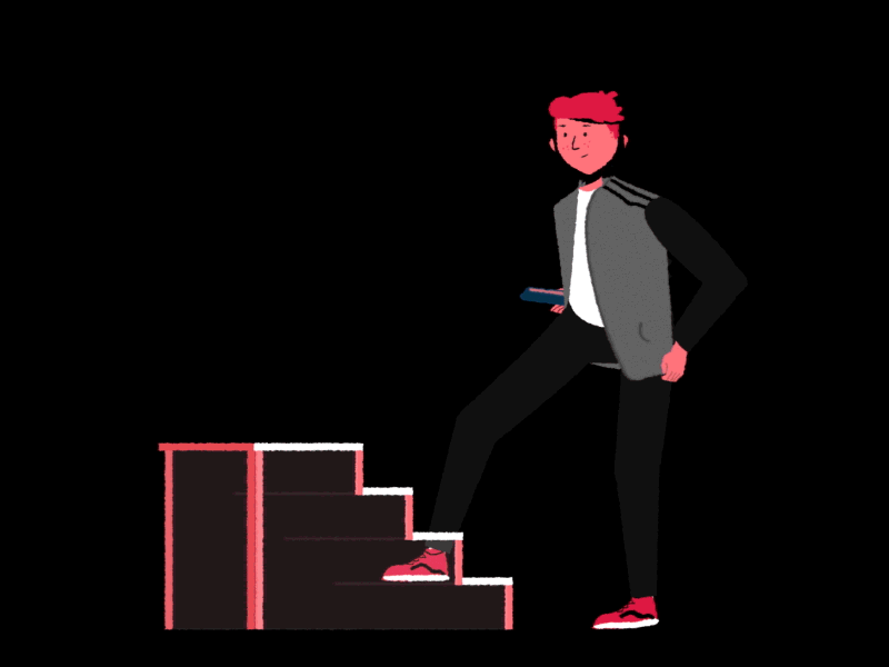 Man Rig & Phone (WIP project) animation character character animation gif palette phone red rig tag tecnology wip