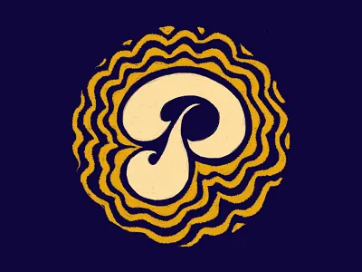 36 Days of Type - P 36 days of type p procreate typography