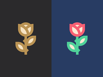 Rose branding design figma icon illustration logo mark minimal rose simple